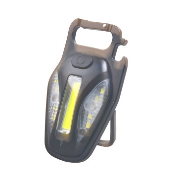 Mini-Função Mini-chave Lanterna de Lanterna de Trabalho com Luz de Abridor de Botthe Red White para Camping Outdoor Emergência